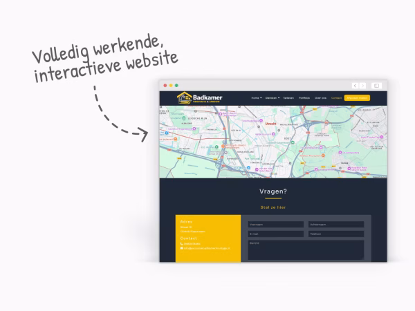 Eerst een gratis<br>demo-website